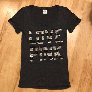 VS PINK sequin tee